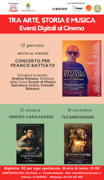 Eventi Digitali al Cinema – Invito al viaggio | Concerto per Franco Battiato